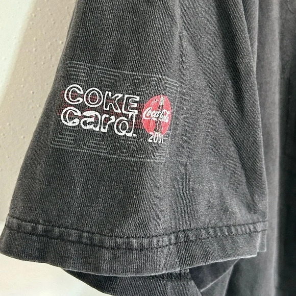 2001 Faded Coca-Cola Black Shirt Size XL - Picture 3 of 3
